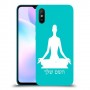 יוגה כיסוי מגן קשיח בעיצוב אישי עם השם שלך ל Xiaomi Redmi 9A יחידה אחת סקרין מובייל