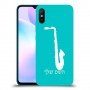סקספון כיסוי מגן קשיח בעיצוב אישי עם השם שלך ל Xiaomi Redmi 9A יחידה אחת סקרין מובייל