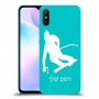 סקִי כיסוי מגן קשיח בעיצוב אישי עם השם שלך ל Xiaomi Redmi 9A יחידה אחת סקרין מובייל