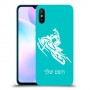 אופנוע שלג כיסוי מגן קשיח בעיצוב אישי עם השם שלך ל Xiaomi Redmi 9A יחידה אחת סקרין מובייל