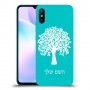 עץ כיסוי מגן קשיח בעיצוב אישי עם השם שלך ל Xiaomi Redmi 9A יחידה אחת סקרין מובייל