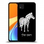זברה כיסוי מגן קשיח בעיצוב אישי עם השם שלך ל Xiaomi Redmi 9C יחידה אחת סקרין מובייל