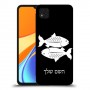 דגים כיסוי מגן קשיח בעיצוב אישי עם השם שלך ל Xiaomi Redmi 9C יחידה אחת סקרין מובייל