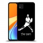 שחקן טניס כיסוי מגן קשיח בעיצוב אישי עם השם שלך ל Xiaomi Redmi 9C יחידה אחת סקרין מובייל