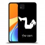 אימון ספורט - אישה כיסוי מגן קשיח בעיצוב אישי עם השם שלך ל Xiaomi Redmi 9C יחידה אחת סקרין מובייל