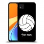 כדורעף - כדור כיסוי מגן קשיח בעיצוב אישי עם השם שלך ל Xiaomi Redmi 9C יחידה אחת סקרין מובייל