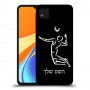 שחקן כדורעף כיסוי מגן קשיח בעיצוב אישי עם השם שלך ל Xiaomi Redmi 9C יחידה אחת סקרין מובייל