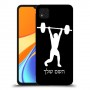 הרמת משקולות כיסוי מגן קשיח בעיצוב אישי עם השם שלך ל Xiaomi Redmi 9C יחידה אחת סקרין מובייל
