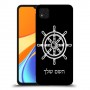 הגה - קפטן - ים כיסוי מגן קשיח בעיצוב אישי עם השם שלך ל Xiaomi Redmi 9C יחידה אחת סקרין מובייל