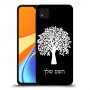 עץ כיסוי מגן קשיח בעיצוב אישי עם השם שלך ל Xiaomi Redmi 9C יחידה אחת סקרין מובייל