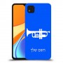 חצוצרה כיסוי מגן קשיח בעיצוב אישי עם השם שלך ל Xiaomi Redmi 9C יחידה אחת סקרין מובייל