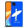 גלישה כיסוי מגן קשיח בעיצוב אישי עם השם שלך ל Xiaomi Redmi 9C יחידה אחת סקרין מובייל