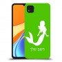 בת הים כיסוי מגן קשיח בעיצוב אישי עם השם שלך ל Xiaomi Redmi 9C יחידה אחת סקרין מובייל