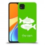 דגים כיסוי מגן קשיח בעיצוב אישי עם השם שלך ל Xiaomi Redmi 9C יחידה אחת סקרין מובייל