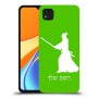 סמוראי כיסוי מגן קשיח בעיצוב אישי עם השם שלך ל Xiaomi Redmi 9C יחידה אחת סקרין מובייל