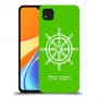 הגה - קפטן - ים כיסוי מגן קשיח בעיצוב אישי עם השם שלך ל Xiaomi Redmi 9C יחידה אחת סקרין מובייל