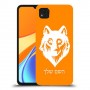 זאב כיסוי מגן קשיח בעיצוב אישי עם השם שלך ל Xiaomi Redmi 9C יחידה אחת סקרין מובייל