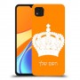 כתר מלכותי כיסוי מגן קשיח בעיצוב אישי עם השם שלך ל Xiaomi Redmi 9C יחידה אחת סקרין מובייל