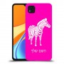 זברה כיסוי מגן קשיח בעיצוב אישי עם השם שלך ל Xiaomi Redmi 9C יחידה אחת סקרין מובייל