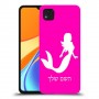 בת הים כיסוי מגן קשיח בעיצוב אישי עם השם שלך ל Xiaomi Redmi 9C יחידה אחת סקרין מובייל