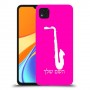 סקספון כיסוי מגן קשיח בעיצוב אישי עם השם שלך ל Xiaomi Redmi 9C יחידה אחת סקרין מובייל