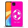 כדורגל - כדור כיסוי מגן קשיח בעיצוב אישי עם השם שלך ל Xiaomi Redmi 9C יחידה אחת סקרין מובייל