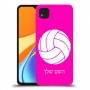 כדורעף - כדור כיסוי מגן קשיח בעיצוב אישי עם השם שלך ל Xiaomi Redmi 9C יחידה אחת סקרין מובייל