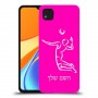 שחקן כדורעף כיסוי מגן קשיח בעיצוב אישי עם השם שלך ל Xiaomi Redmi 9C יחידה אחת סקרין מובייל