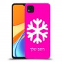 שלג כיסוי מגן קשיח בעיצוב אישי עם השם שלך ל Xiaomi Redmi 9C יחידה אחת סקרין מובייל