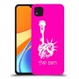 פסל החירות כיסוי מגן קשיח בעיצוב אישי עם השם שלך ל Xiaomi Redmi 9C יחידה אחת סקרין מובייל