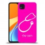 רופא סטטוסקופ כיסוי מגן קשיח בעיצוב אישי עם השם שלך ל Xiaomi Redmi 9C יחידה אחת סקרין מובייל