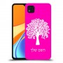 עץ כיסוי מגן קשיח בעיצוב אישי עם השם שלך ל Xiaomi Redmi 9C יחידה אחת סקרין מובייל