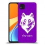 זאב כיסוי מגן קשיח בעיצוב אישי עם השם שלך ל Xiaomi Redmi 9C יחידה אחת סקרין מובייל