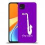 סקספון כיסוי מגן קשיח בעיצוב אישי עם השם שלך ל Xiaomi Redmi 9C יחידה אחת סקרין מובייל