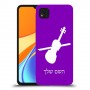 כינור כיסוי מגן קשיח בעיצוב אישי עם השם שלך ל Xiaomi Redmi 9C יחידה אחת סקרין מובייל