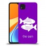 דגים כיסוי מגן קשיח בעיצוב אישי עם השם שלך ל Xiaomi Redmi 9C יחידה אחת סקרין מובייל