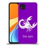 עקרב כיסוי מגן קשיח בעיצוב אישי עם השם שלך ל Xiaomi Redmi 9C יחידה אחת סקרין מובייל