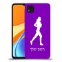 ג'וגלין - אישה כיסוי מגן קשיח בעיצוב אישי עם השם שלך ל Xiaomi Redmi 9C יחידה אחת סקרין מובייל