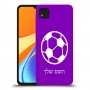 כדורגל - כדור כיסוי מגן קשיח בעיצוב אישי עם השם שלך ל Xiaomi Redmi 9C יחידה אחת סקרין מובייל
