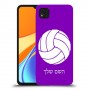 כדורעף - כדור כיסוי מגן קשיח בעיצוב אישי עם השם שלך ל Xiaomi Redmi 9C יחידה אחת סקרין מובייל
