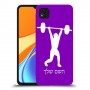 הרמת משקולות כיסוי מגן קשיח בעיצוב אישי עם השם שלך ל Xiaomi Redmi 9C יחידה אחת סקרין מובייל