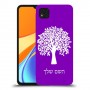 עץ כיסוי מגן קשיח בעיצוב אישי עם השם שלך ל Xiaomi Redmi 9C יחידה אחת סקרין מובייל