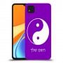 סמל יינג יאנג - סין כיסוי מגן קשיח בעיצוב אישי עם השם שלך ל Xiaomi Redmi 9C יחידה אחת סקרין מובייל