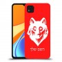 זאב כיסוי מגן קשיח בעיצוב אישי עם השם שלך ל Xiaomi Redmi 9C יחידה אחת סקרין מובייל