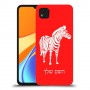 זברה כיסוי מגן קשיח בעיצוב אישי עם השם שלך ל Xiaomi Redmi 9C יחידה אחת סקרין מובייל
