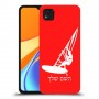 גלישת מפרש כיסוי מגן קשיח בעיצוב אישי עם השם שלך ל Xiaomi Redmi 9C יחידה אחת סקרין מובייל