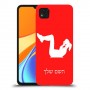 אימון ספורט - אישה כיסוי מגן קשיח בעיצוב אישי עם השם שלך ל Xiaomi Redmi 9C יחידה אחת סקרין מובייל