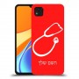 רופא סטטוסקופ כיסוי מגן קשיח בעיצוב אישי עם השם שלך ל Xiaomi Redmi 9C יחידה אחת סקרין מובייל