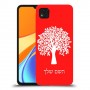 עץ כיסוי מגן קשיח בעיצוב אישי עם השם שלך ל Xiaomi Redmi 9C יחידה אחת סקרין מובייל
