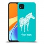זברה כיסוי מגן קשיח בעיצוב אישי עם השם שלך ל Xiaomi Redmi 9C יחידה אחת סקרין מובייל